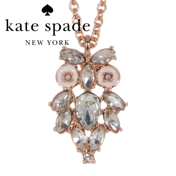 kate spade Jewelry - 🆕Charming kate spade wise owl crystal necklace